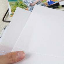 1 件 4D 布质 6 英寸 100 页相册，带有可爱的小红心、透明塑料保护套、儿童/婴儿记忆相册、返校、学校用品