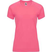 Roly Dames/Dames Bahrain korte mouwen sport T-shirt actieve kleding (fluorescerend roze)