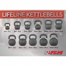 Local Delivery Lifeline Kettlebell Weight For Whole-Body Strength Training With Kettlebells - 8 kg/18 lb. - View 2