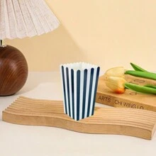 12pcs/Set Popcorn Boxes, Mini Paper Popcorn Bags, Disposable Popcorn Containers, Suitable For Carnival, Party, Birthday, Wedding, Movie Night, Tableware (Black, Blue, Yellow, Green, Red, Pink, Purple) - Multicolor - View 13