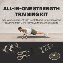 Centr By Chris Hemsworth Strength Training Kit, Home Workout Equipment, 6 Piece Set + 3-Month Membership - 黑色 - 查看 4