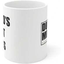 Office World's Best Boss Mug, Dunder Mifflin Ceramic, Michael Scott The Office Mug Gift, Funny Ceramic Mug, 11oz - 白色 - 查看 4