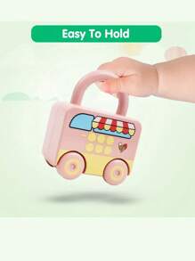 Inspiring Imagination: Early Learning Train Lock - Creative Key Matching Game (3-6 Years Old) Children's Educational Toy Set - Colorful Keys And Lock Puzzles, Train Track Toys - Enhance Positive Thinking And Hands-On Abilities - Perfect Birthday Or Holiday Gift For Parents And Kids