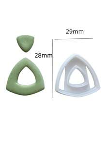 Simple Geometry Polymer Clay Cutter For Earring Making Soft Pottery Earrings Women DIY Studs Jewelry Pendants Clay Tools - Clay Cutters - View 9