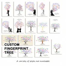 1 Stück Leinwand Kreative Fingerabdruck DIY Finger Malerei Poster Hochzeit Party Firmen Jahrestreffen Personalisierte Fingerabdruck Check-In Baum Bilder, Freunde und Freunde Check-In Fingerabdruck Erinnerungsposter, Erhöht den Spaß, Dekorative Malerei, Wohnzimmer, Schlafzimmer, Dekorativer Poster, Unvergesslich, Bedeutungsvoll, Wohnzimmer Schlafzimmer Dekoration Hängendes Bild Luxus Wandbehang, Rahmenlos, Grafik Muster