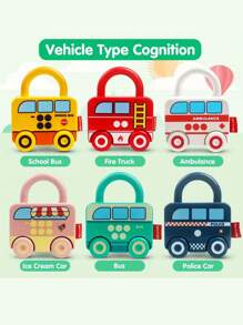 Inspiring Imagination: Early Learning Train Lock - Creative Key Matching Game (3-6 Years Old) Children's Educational Toy Set - Colorful Keys And Lock Puzzles, Train Track Toys - Enhance Positive Thinking And Hands-On Abilities - Perfect Birthday Or Holiday Gift For Parents And Kids