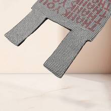 Rhinestone Evening Bag Shiny Printed Thankyou Handbag Women Clutch Handbag For Party Prom - Bạc - Xem 2