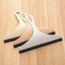 1 pièce Raclette en caoutchouc souple pour vitre, salle de bain, carrelage au sol. Outil de nettoyage pour vitre, raclette pour fenêtre, décoration de maison et de salle de bain, décoration d'automne