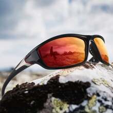 Gafas deportivas polarizadas para hombres, adecuadas para actividades al aire libre como ciclismo, Primavera/Verano/Otoño/Invierno