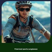 Gafas deportivas polarizadas para hombres, adecuadas para actividades al aire libre como ciclismo, Primavera/Verano/Otoño/Invierno