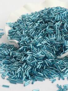 20g/50g/100g 时尚多彩夜光玻璃管珠，DIY 珠宝制作用品，适用于手链、项链、服装装饰、手工艺品 - 2X6玻璃管珠 - 查看 5