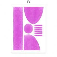 1pc Abstract Colorful Gallery Flower Market Rainbow Botanical Wall Art Canvas Painting Posters For Living Room Decor No Framed