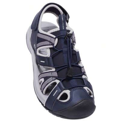 CAMEL CROWN 男士徒步凉鞋，防水闭趾水凉鞋，运动户外凉鞋，可调节夏季凉鞋，适合沙滩、钓鱼、散步