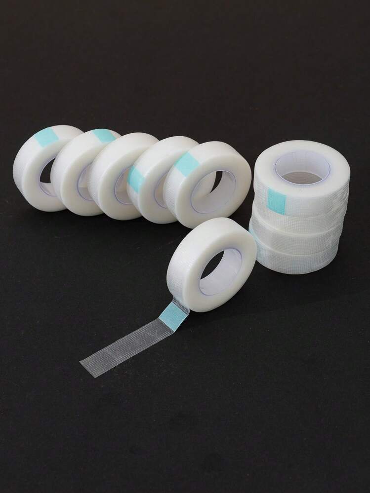 嫁接睫毛胶带，8片装PE透气睫毛嫁接胶带，粘性睫毛胶带，睫毛嫁接工具，适用于睫毛嫁接、化妆、价格实惠、房间装饰、梳妆台、旅行、卧室、化妆配件、价格实惠、圣诞礼物、化妆品、化妆工具、便宜货、礼物、女士礼物、圣诞礼物 - 白色 - 查看 3