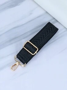 Túi xách, ví, túi đeo chéo có dây đeo thêu điều chỉnh được. - màu đen - Xem 2