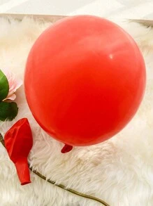 5/10pcs 18-Inch Blue, White, Pink, And Red Latex Balloons, Creating A Romantic Atmosphere For Weddings, Birthdays, Valentine's Day, And Parties - Multicolor - View 9