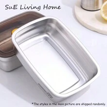 Recipientes de acero inoxidable 316 con tapas, contenedores de marinado y aperitivos, recipientes de almacenamiento de alimentos para el almuerzo/sobras, aptos para lavavajillas y congelador - Microondas, regalo de Navidad - plata - Ver 6