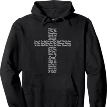 Sudadera con capucha para mujer con fe religiosa cristiana Sudadera con capucha para mujer con la cruz de inspiración