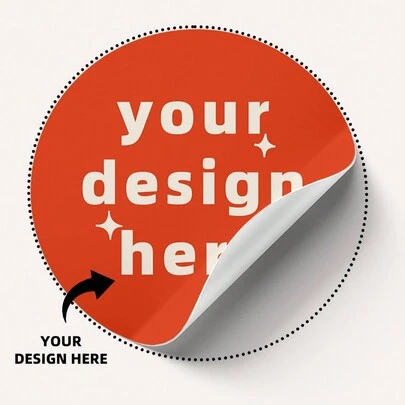 1-100pcs Customized Labels - Waterproof Stickers With Any Design, Image, Logo, Text, Personalized Thank You Labels, Commercial Logos ,For Family