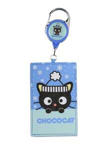 Sanrio Hello Kitty Chococat Retractable Lanyard For Keys Keychain ID Badge Holder - Blue - View 1