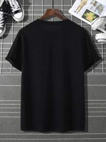Camiseta Masculina YESHUA EM HEBRAICO,CRISTÃ,GOSPEL,EVANGELICA,CATÓLICA Unissex  Adulto e Infantil - Preto - Visão 2