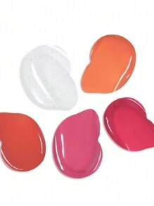 Colorgram Fruity Glass Tint 2.8g,Korean Long Lasting & Waterproof Lip Stain, Glossy Dewy Lip Gloss With Apricot Coral Shade,Buildable, Blendable, Moisturizing - dou+10 Hoa hồng - Xem 3
