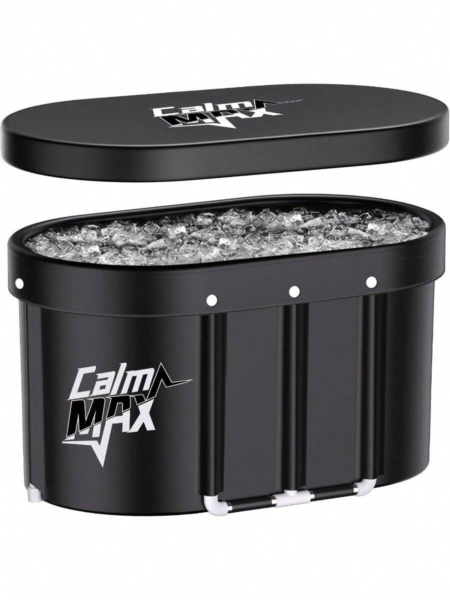 Ice Bath Chiller MOPHOTO Ice Bath Tub 185 Gal, Inflatable Oval Ice