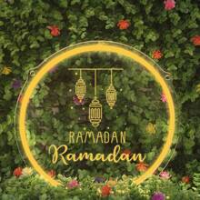 1 szt., konfigurowalny zestaw neonowych znaków LED na Ramadan - wymienne spersonalizowane dekoracje ścienne, rzeźbione litery, dekoracje świąteczne, do sypialni, salonu i biura