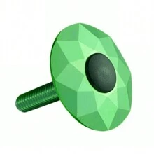 Bicycle Headset Top Cap With 3D Diamond Face Cover, Colorful Sunflower Design For Mountain Bike, Road Bike