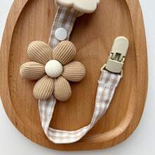 1 件装婴儿卡通布质奶嘴夹，婴儿牙胶防丢失链，按扣安装方便 - 彩色 - 查看 11