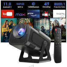 2025 Mini Projector 1080P FHD 4K Support Smart Portable Projector With WiFi And Bluetooth 180° Adjustable Auto Keystone Miracast Airplay TV Stick/USB/PS5/Laptop, With HD Cable - Only Projector - View 2