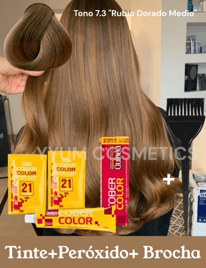 Tinte Xiomara incluye 2 Tubos De tinte De 60g Capilar Permanente En Crema CoberColor Xiomara extracto semilla de quinoa Tinte Profesional Tinte en crema