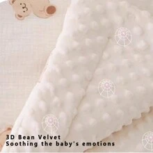 1pc Baby Stroller Plush Warm Cushion, Cartoon Printed Soft & Comfortable Clean Pad, Fur Lining Stroller & Car Seat Pad, Suitable For All Seasons