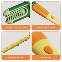 3 In 1 Multifunctional Cleaning Brush For Washing Baby Bottles Foldable Cups Baby Bottle Nipple Cleaner - SẮP XẾP - Xem 3