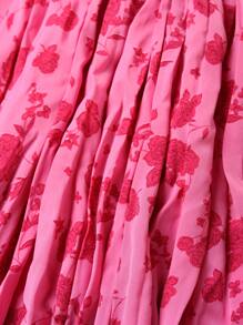 EARO 女士高品质时尚百搭独特精致淡粉色半身裙