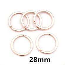 20Pcs 25-30mm Metal Key Ring Laveros Clasp Findings Key Chain Split Ring DIY Jewelry Making Accessories Findings - Split Ring - View 22