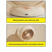 1 件 3 档新款摇头迷你风扇充电长寿命便携式小风扇桌面 USB 台式风扇