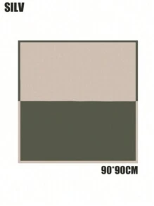 1pc Women's Classic And Versatile Scarf, Can Be Wear As Headscarf, Face Towel, Hair Wrap, Shawl, Fashion Accessories Bandana,Hair Band,Head Band Ideal For Dressing Up Your Look - Black and White - View 3