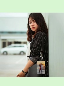 Personalized Custom Card Holder With Photo Leather Card Holder With Key Ring - Durable Faux Leather & Metal, Secure Double Slot Design For ID Cards, Business Cards, Etc. - Waterproof, Easy To Carry Rectangular Badge Case, Faux Leather Key Ring Sleek, Minimalist Design, Card Holder With Metal Clasp & Pattern For Personalization, Keychain|Simple Key Ring|Metal Clasp Accessories, Cute Keychain,Back To School