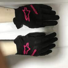 Alpinestars 骑行自行车手套男女 MTB ATV BMX 越野摩托车手套山地自行车单车越野摩托车赛车手套 - 玫紅色 - 查看 9