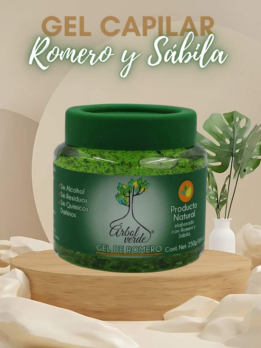 Rosemary Hair Gel - Green - View 1