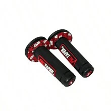 مقابض يد دراجة نارية 7/8 بوصة، زيت للدراجات النارية الترابية وال- ATV وللدراجات النارية الخفيفة ، مقابض نهاية مصنوعة من المطاط لتقوية القبضة مناسبة لمعظم الدراجات النارية