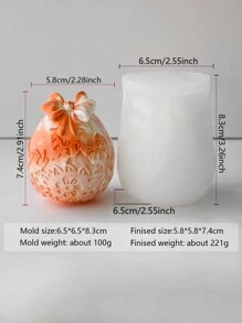 Easter Bunny, Butterfly, Egg Scented Candle Silicone Mold, Handmade DIY Egg Rabbit Soap Plaster Decoration Mold, Silicone For Plaster Casting, Suitable For Romantic Candlelight Dinner, Table Decoration, Room Decor, Gatherings, Birthdays, Weddings, Anniversaries, Mother's Day Gifts Graduation