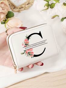 Burgundrote Tasche Charlie Rotwein Roter Umschlag Modische und hochwertige Kartenetui Tasche Leicht zu tragen Münztasche mit mehreren Fächern Reißverschluss Multi-Slot Einfache Kreditkartenfächer Multifunktions Damenbrieftasche Kartentasche Mini Geldbörse Geldbeutel Kartenetui