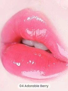 Colorgram Fruity Glass Tint 2.8g,Korean Long Lasting & Waterproof Lip Stain, Glossy Dewy Lip Gloss With Apricot Coral Shade,Buildable, Blendable, Moisturizing - dou+04 Adorable Berry - 查看 2