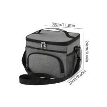 Large Thermal Insulation Bag Storage Bag 30x24x22cm - Grey - View 4