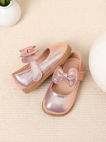 1 Pair Beautiful Butterfly Floral Flat Shoes For Girls, Spring/Summer