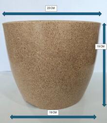 VASO DECORATIVO PLASTICO RESISTENTE ALEMANHA