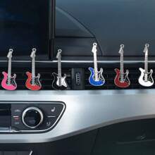 1pc/3pcs/6pcs Car Air Vent Decorations, Fashionable Creative Music Guitar Decor, Car Air Freshener Holder (Fragrance Not Included)