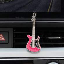 1pc/3pcs/6pcs Car Air Vent Decorations, Fashionable Creative Music Guitar Decor, Car Air Freshener Holder (Fragrance Not Included)